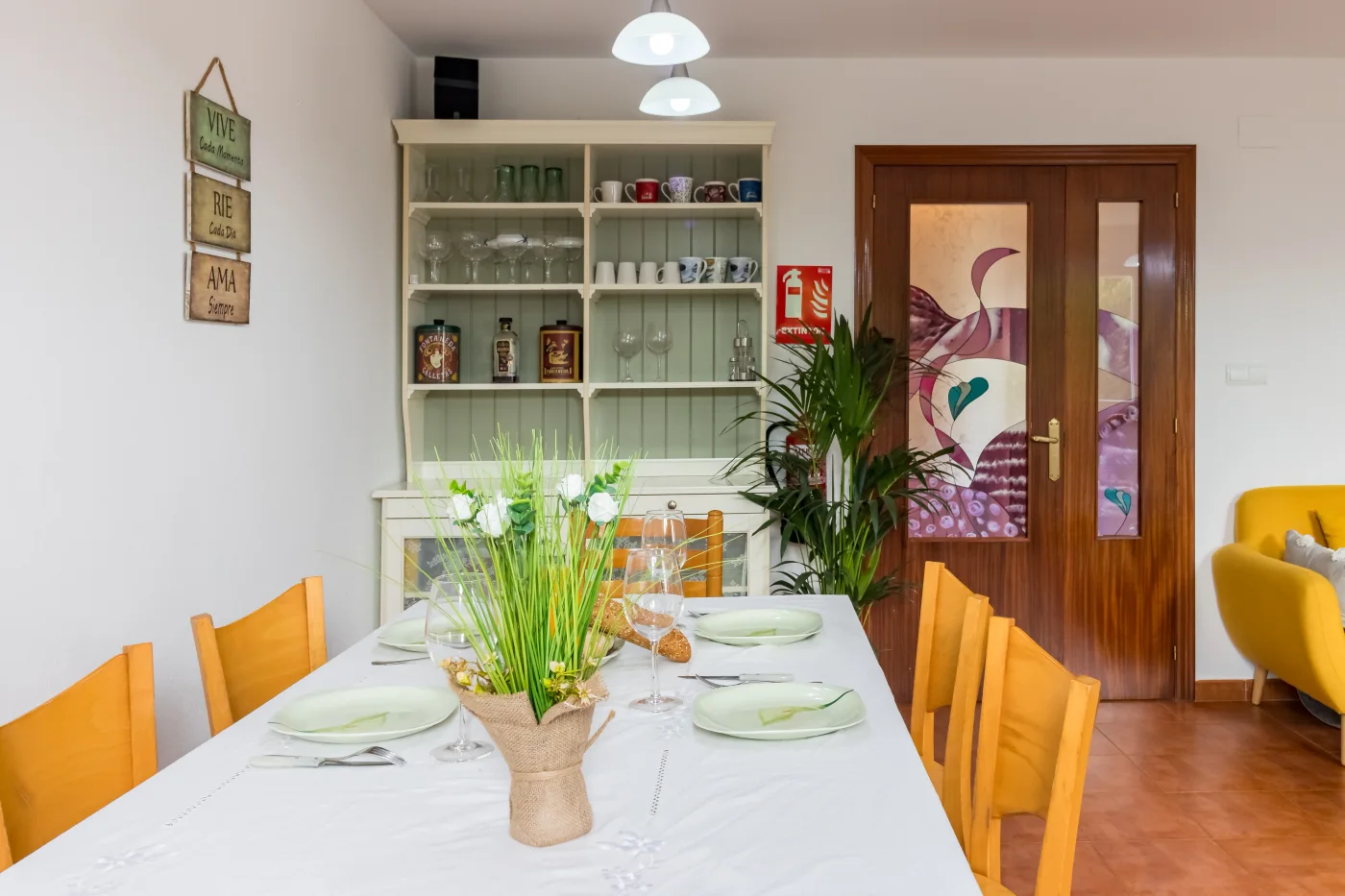 Salón comedor de Casa Rural Margarita
